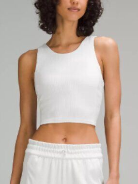 Lululemon Ribbed Softstreme Cropped Tank